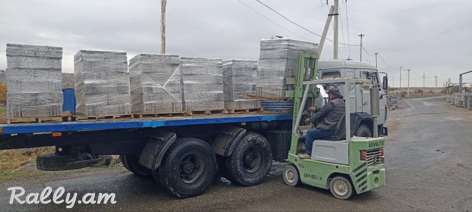 Բեռնափոխադրում մանիպուլյատորով,կռան կամ զիլով կախված ծավալից