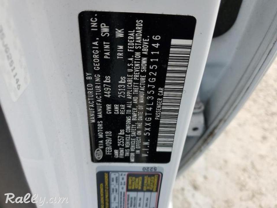 Kia Optima, 2.4 լ, 2018 թ.