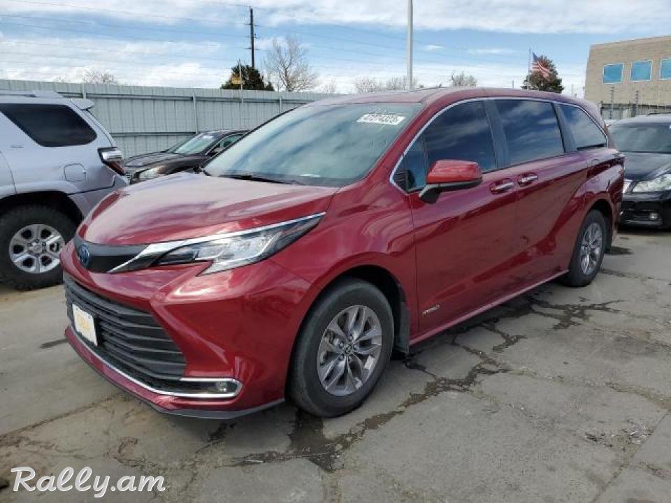 Toyota Sienna, 2.5 լ, հիբրիդ, 2021 թ. 