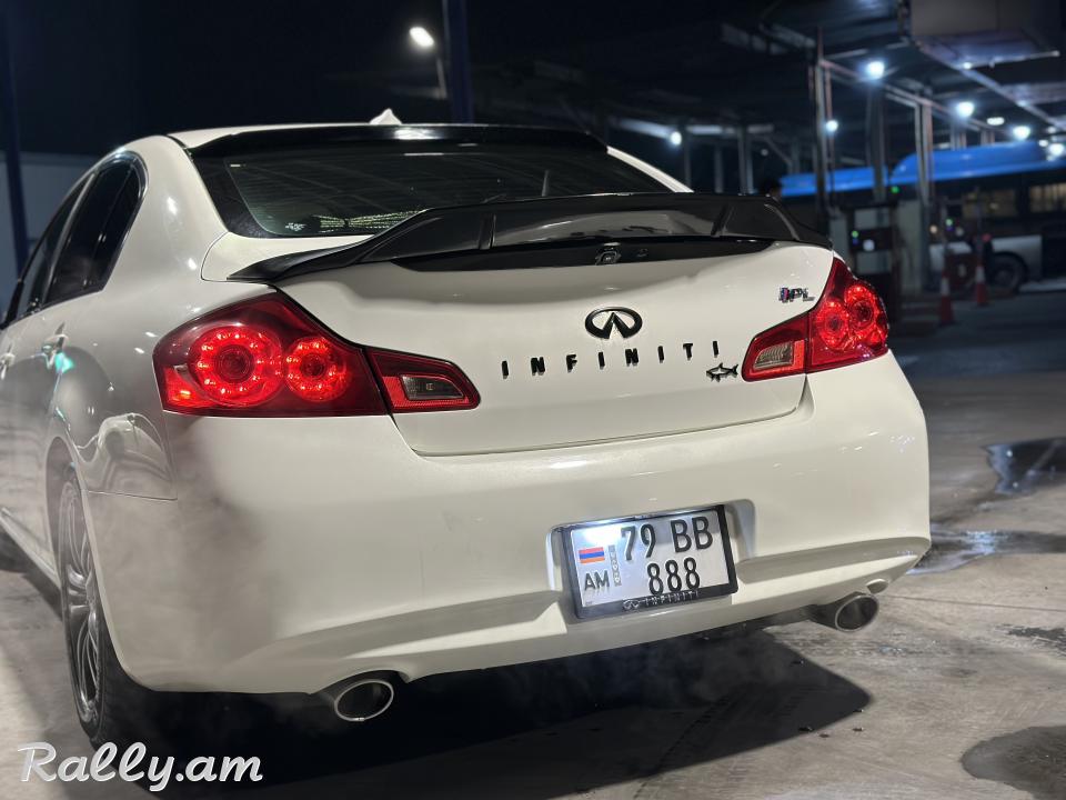 INFINITI G25 2012թ RWD թարմ վիճակ