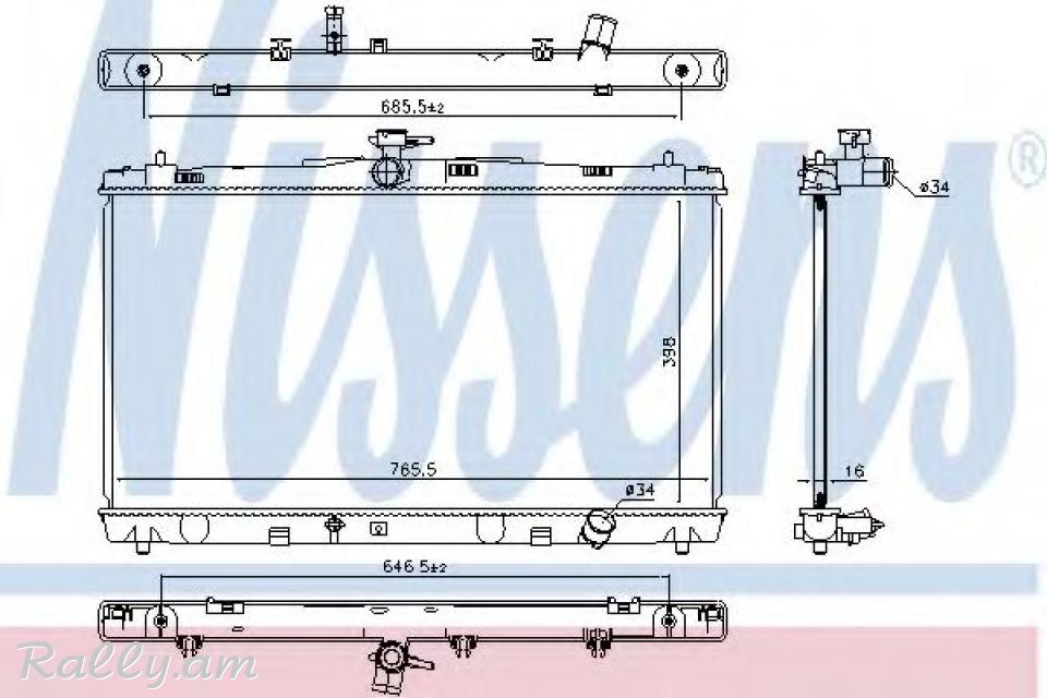 Toyota camry jri radiator  camry radiator
