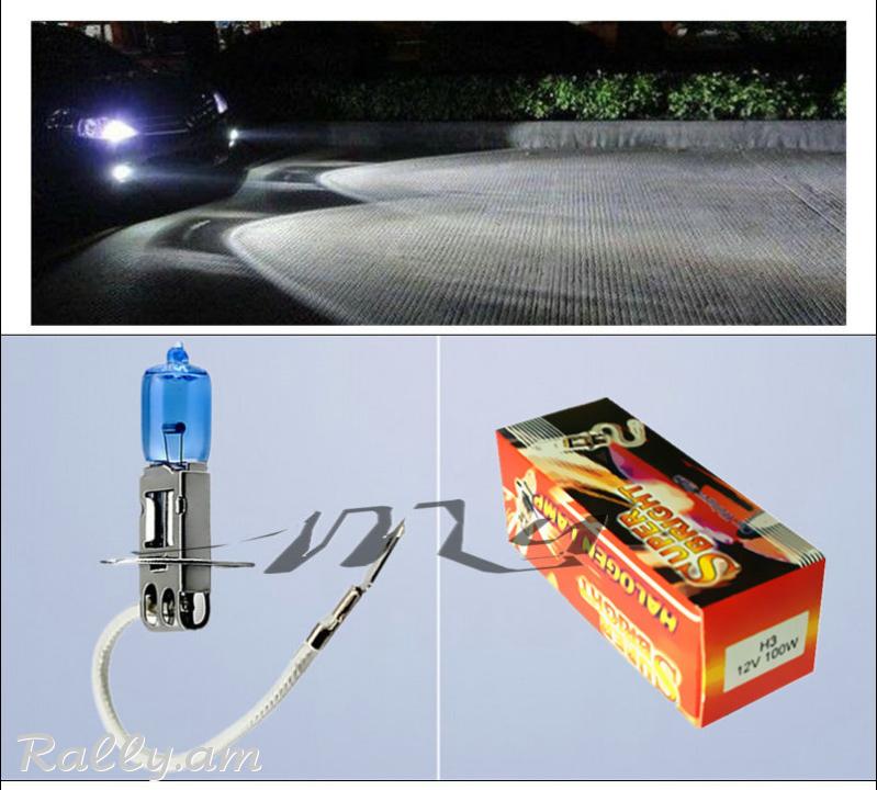 Ավտոլամպեր Avtolamper (лампочки для автомобиля) H3 12V 100W 6000K (1 hat)