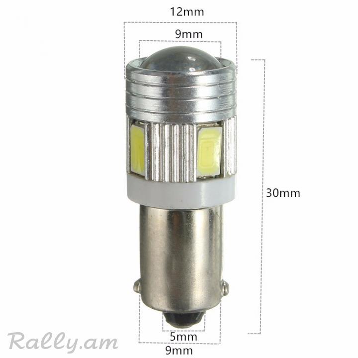 Ավտոլամպեր Avtolamper (лампочки для автомобиля) LED Lamp BA9S T4W 12V (1 hat)
