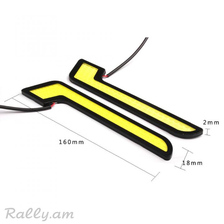 LED Halogen DRL (LED luyser) L (1zuyg)