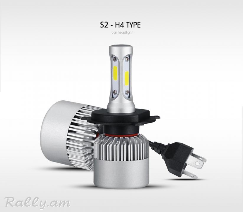 H4 Led 72W Ավտոլամպեր Avtolamper (лампочки для автомобиля)