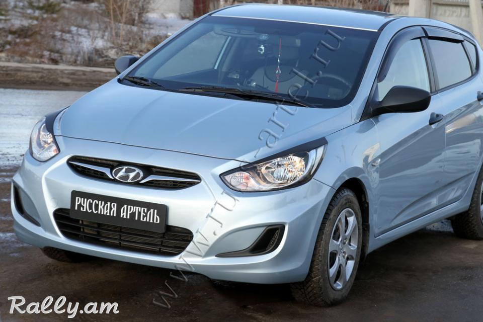 Hyundai Solaris I 2010-2014 Լոսարձակի Նակլատկա