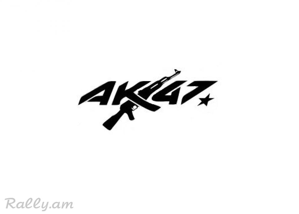 Sticker АК-47 (15X32սմ)