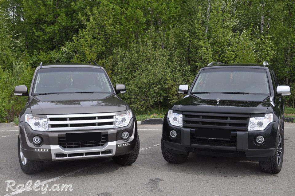 Mitsubishi Pajero IV 2006-2015 Լոսարձակի Նակլատկա