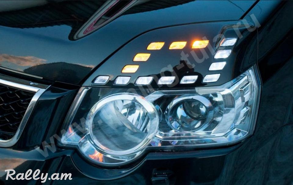 Nissan X-Trail II 2011-2015 Լոսարձակի Նակլատկա