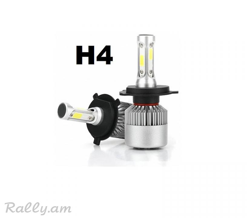 H4 Led 72W Cob Led