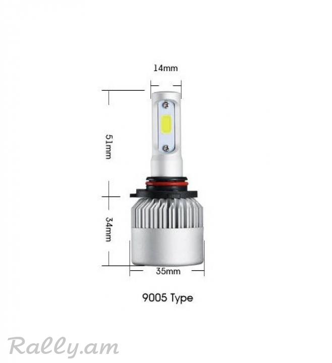 H8 Led 72W Cob Led