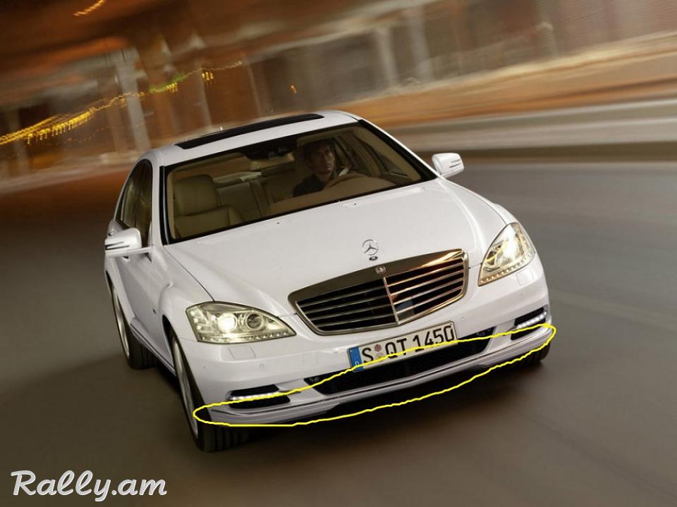 Mercedes W221 2009-2013 Շիթի ХРОМ Մոլդինգ POLCAR