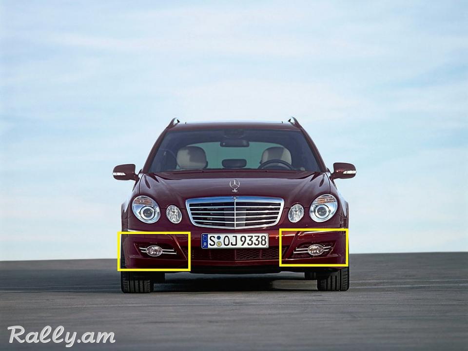 Mercedes W211 2006-2009 Հալոգենի Նակլատկա POLCAR