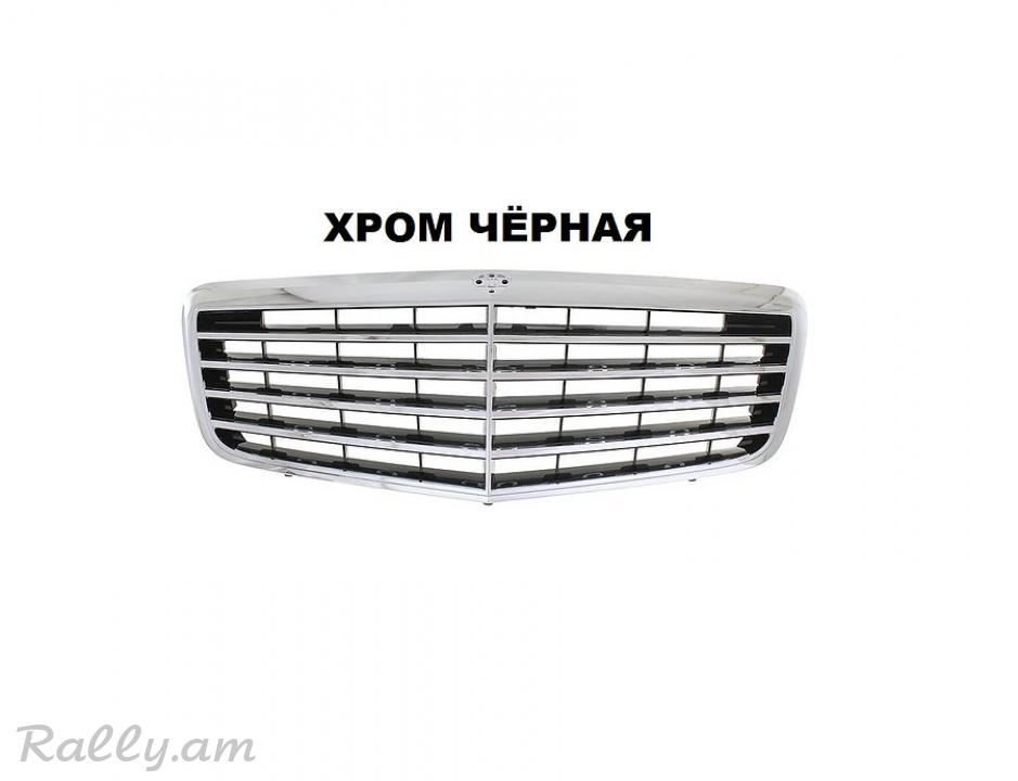 Mercedes W211 2006-2009 ХРОМ ЧЁРНАЯ Աբլիցովկա POLCAR