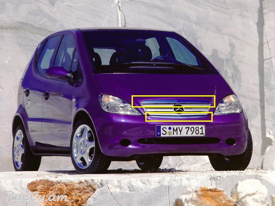 Mercedes W168 1997-2004 Աբլիցովկի ХРОМ Նակլատկա POLCAR