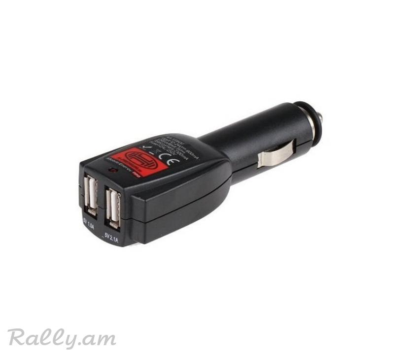 Heyner Լիցքավորիչ Dual USB 12/24վ