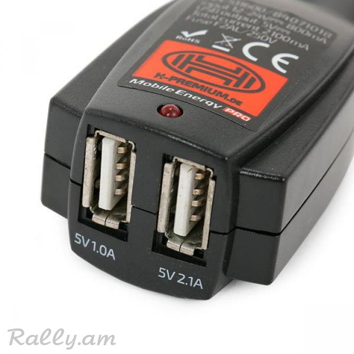 Heyner Լիցքավորիչ Dual USB 12/24վ