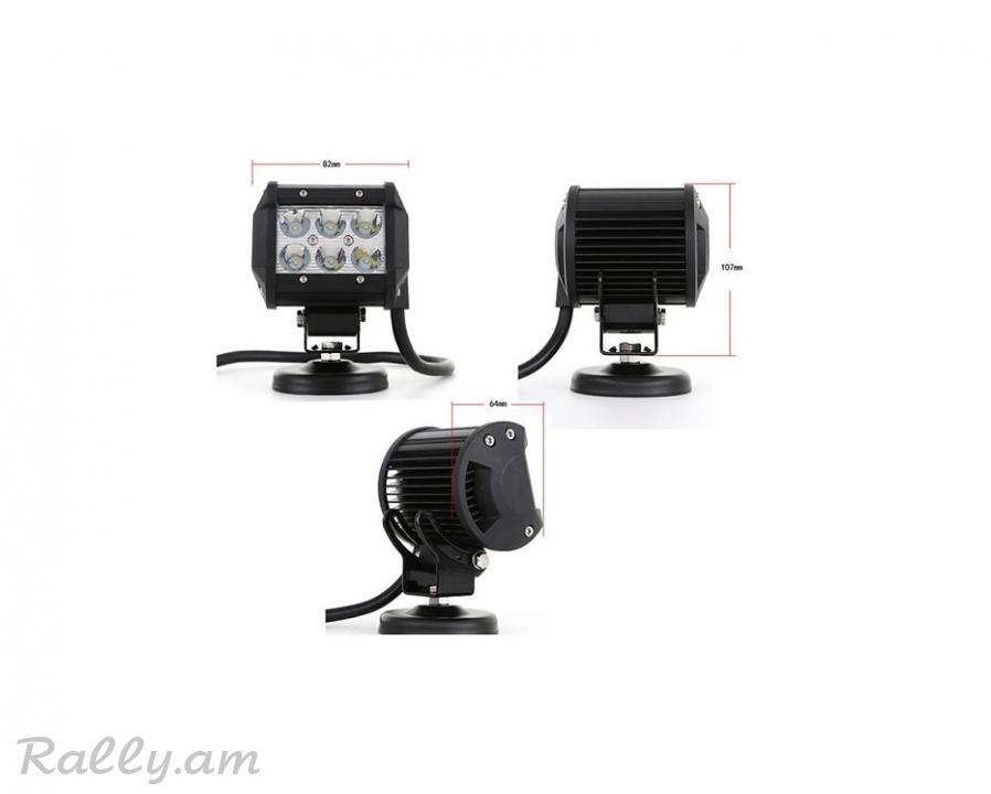 Հալոգեն 18W 6LED Дальний Свет Вымпел