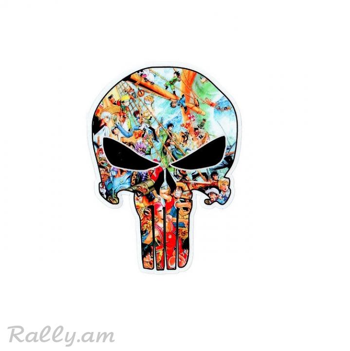 Sticker Светоотражающая Каратель (9X13սմ)