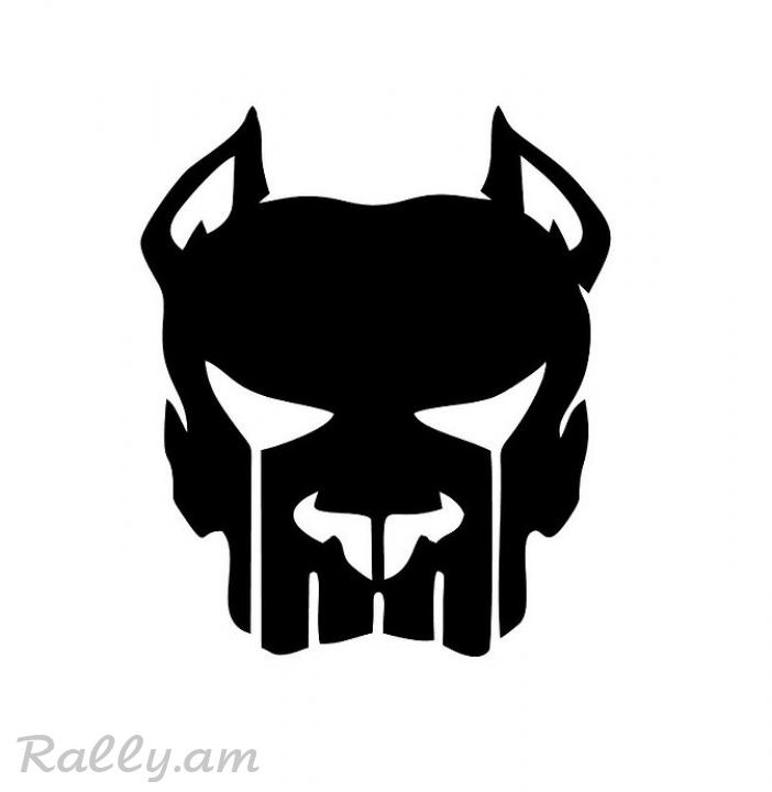 Sticker Питбуль №2 (12X12սմ)