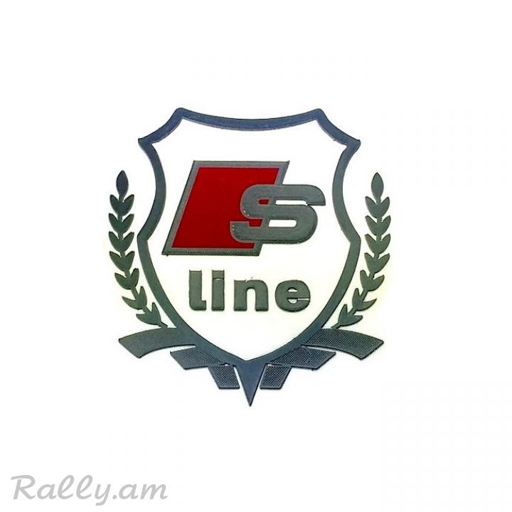 Audi Sline (4X4.5սմ)