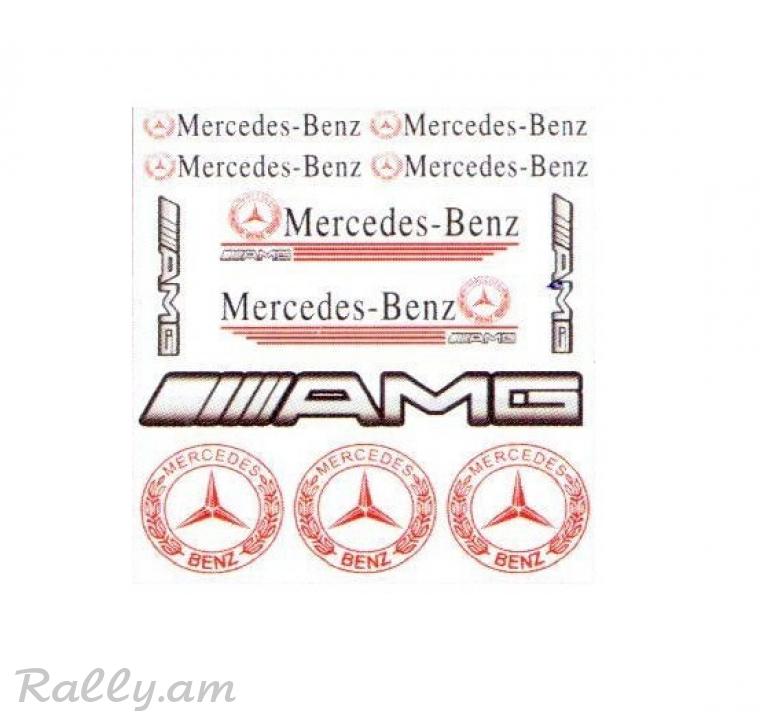 Sticker Светоотражающая Mercedes (23X24սմ)