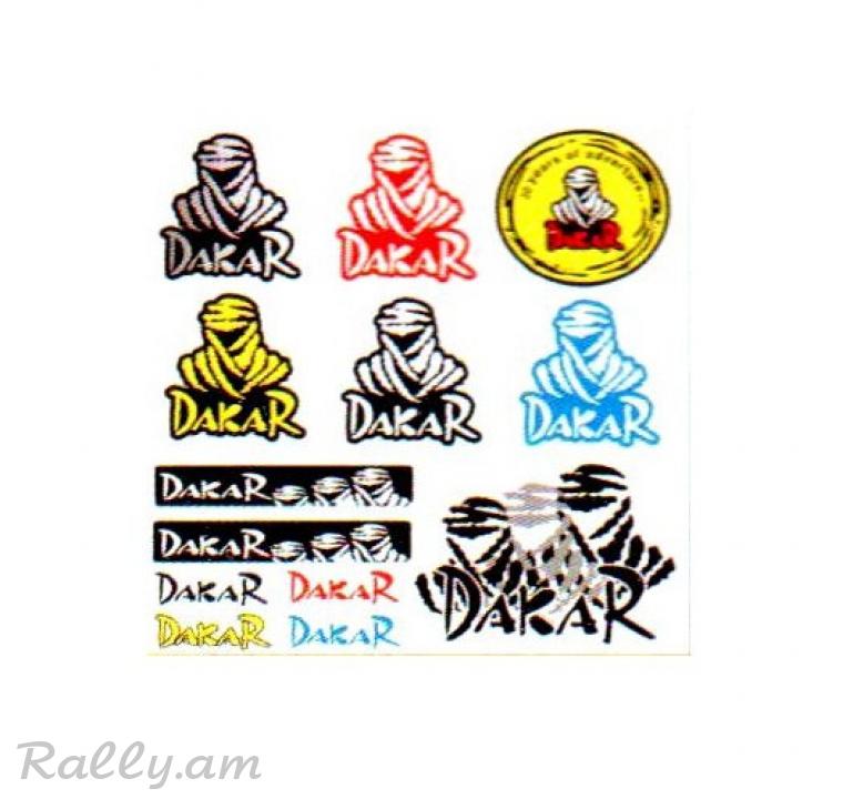 Sticker Светоотражающая Dakar №2 (23X24սմ)
