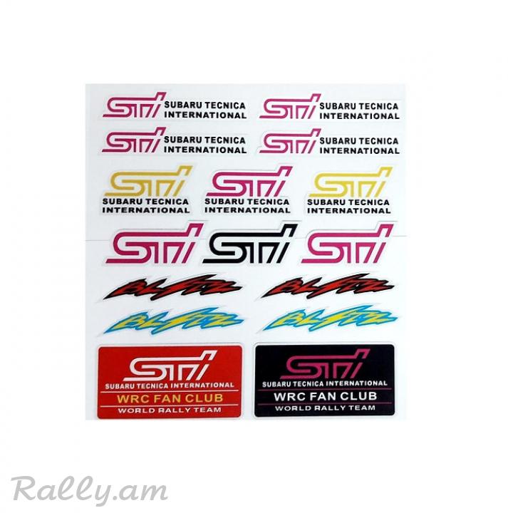 Sticker Светоотражающая Subaru (23X33սմ)