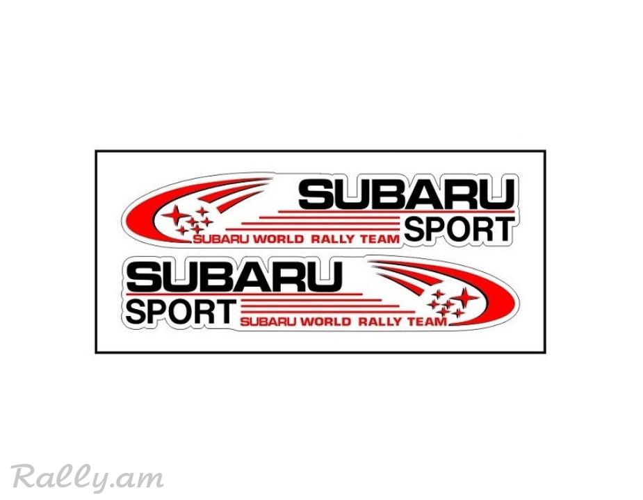 Sticker Светоотражающая Subaru №2 (3X15սմ)