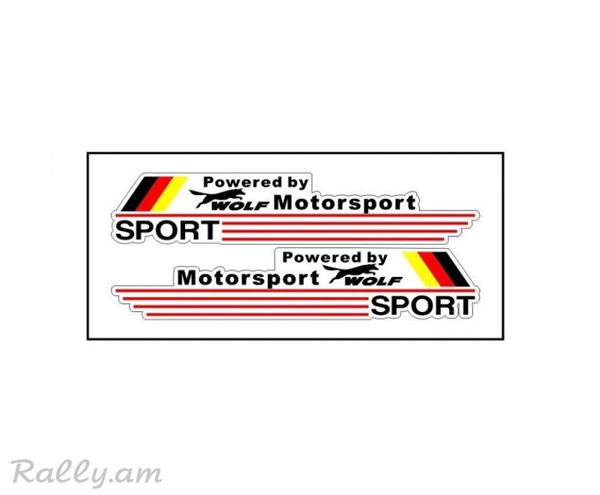 Sticker Светоотражающая Wolf (3X15սմ)
