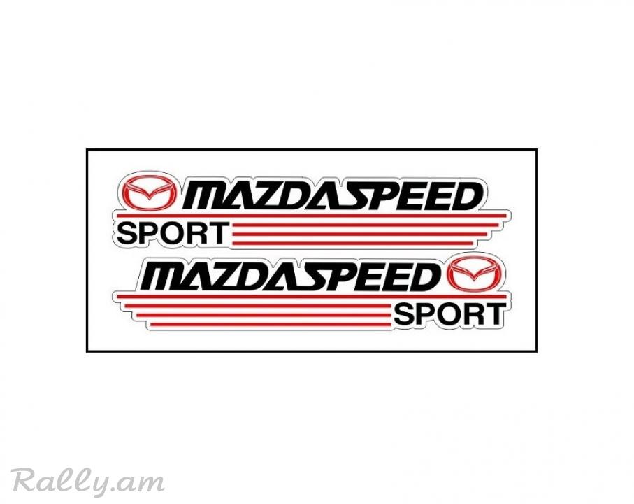 Sticker Светоотражающая Mazda (3X15սմ)