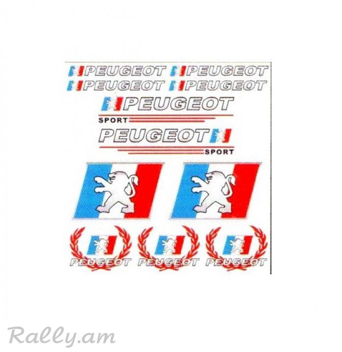 Sticker Светоотражающая Peugeot (23X24սմ)