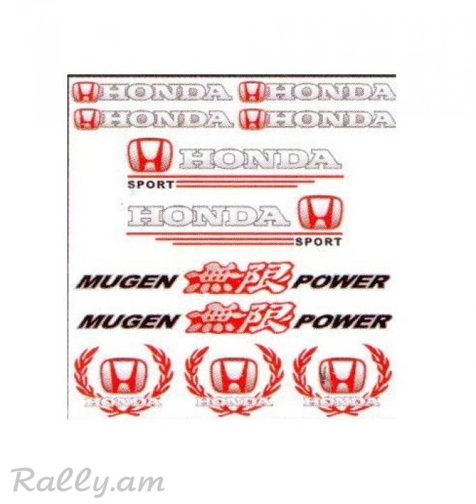Sticker Светоотражающая Honda №2 (23X24սմ)