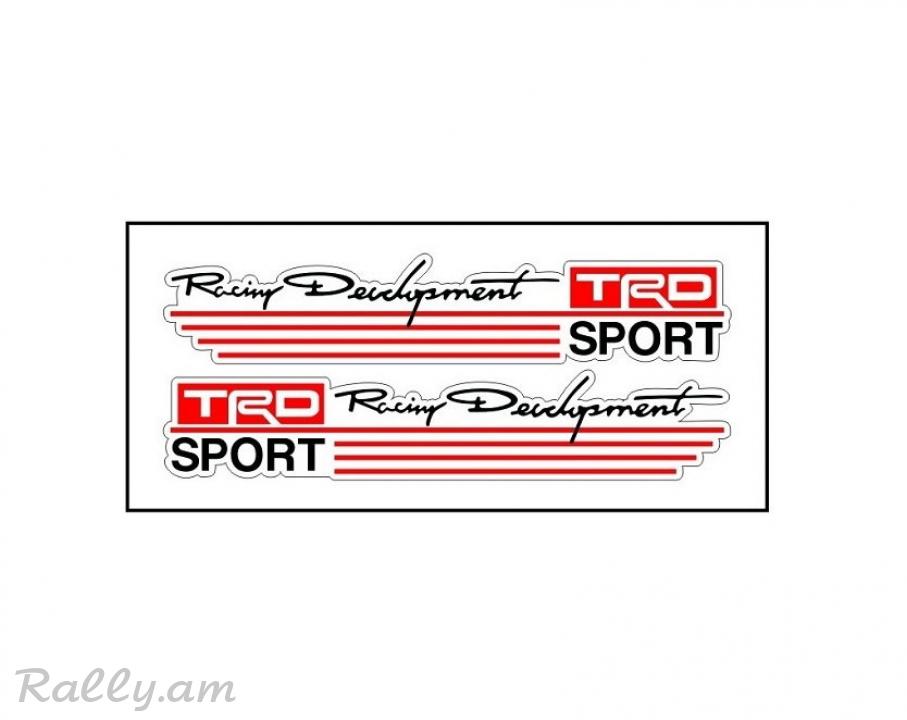 Sticker Светоотражающая TRD (3X15սմ)
