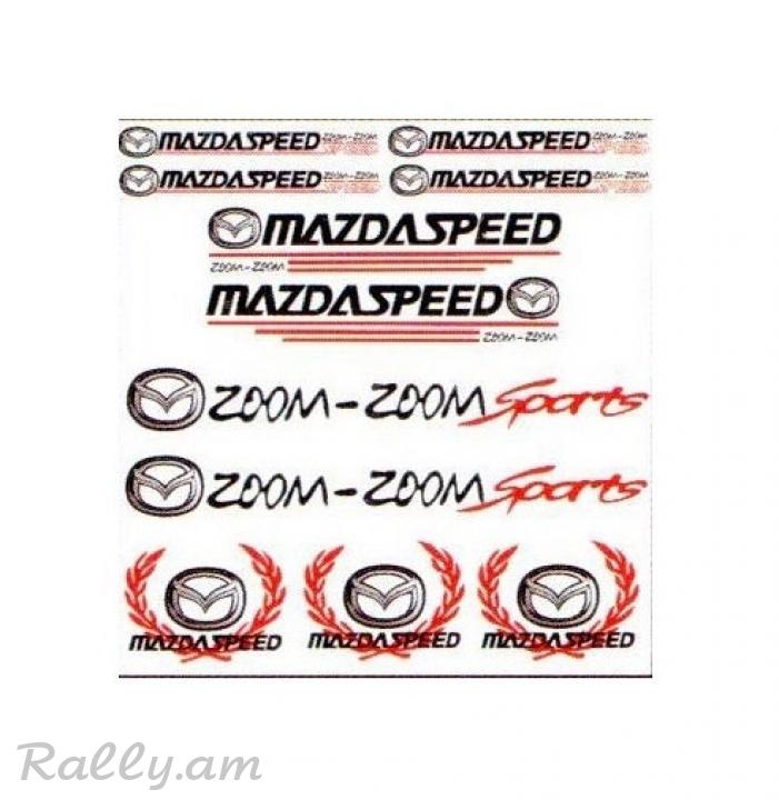 Sticker Светоотражающая Mazda №2 (23X24սմ)