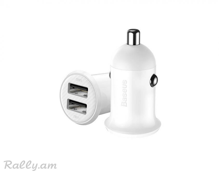  Լիչքավորիչ 2 USB 4.8A Baseus