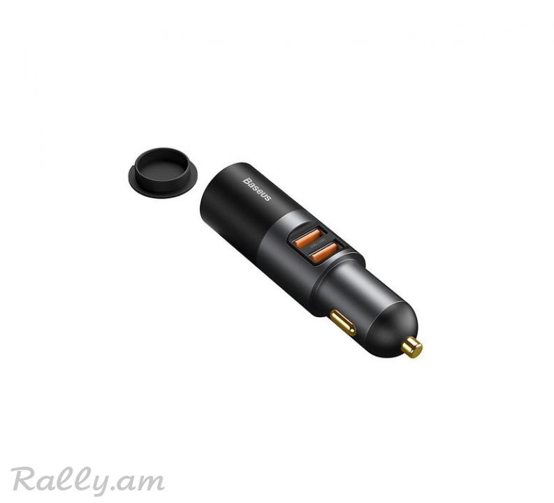 Լիչքավորիչ 2USB և Բնիկի Բաժանարար Baseus