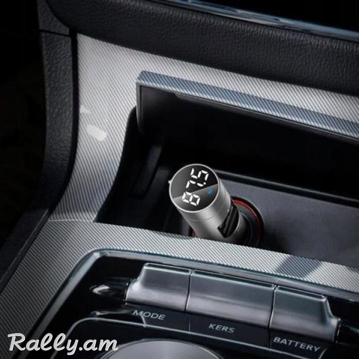 Լիչքավորիչ 2USB և FM Հաղորդիչ Energy Column Baseus