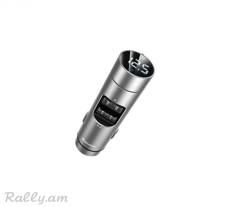 Լիչքավորիչ 2USB և FM Հաղորդիչ Energy Column Baseus