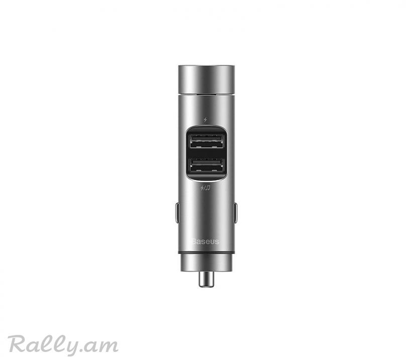 Լիչքավորիչ 2USB և FM Հաղորդիչ Energy Column Baseus