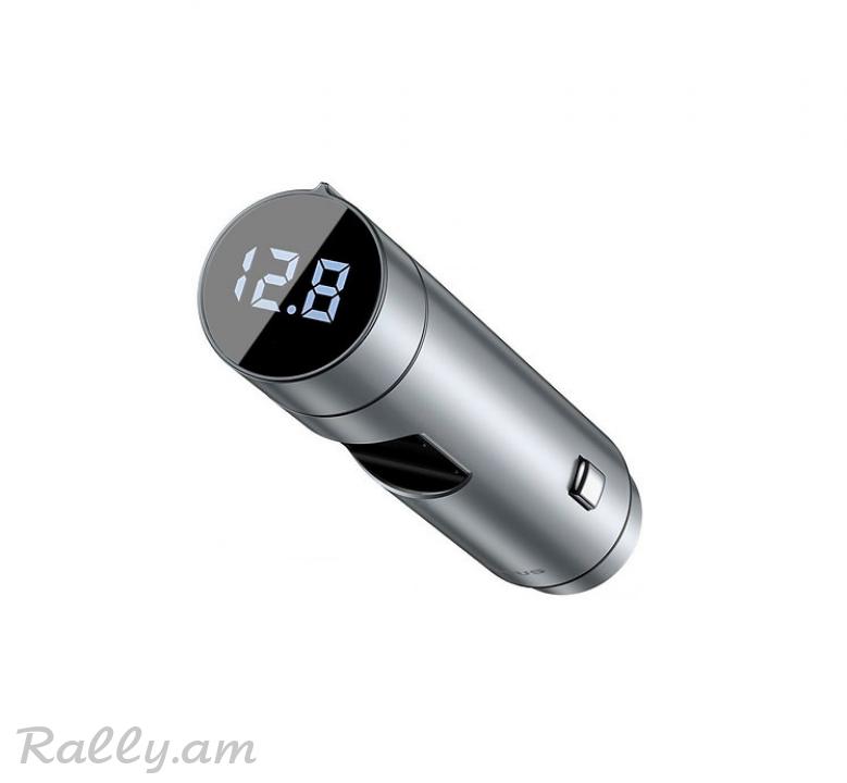 Լիչքավորիչ 2USB և FM Հաղորդիչ Energy Column Baseus