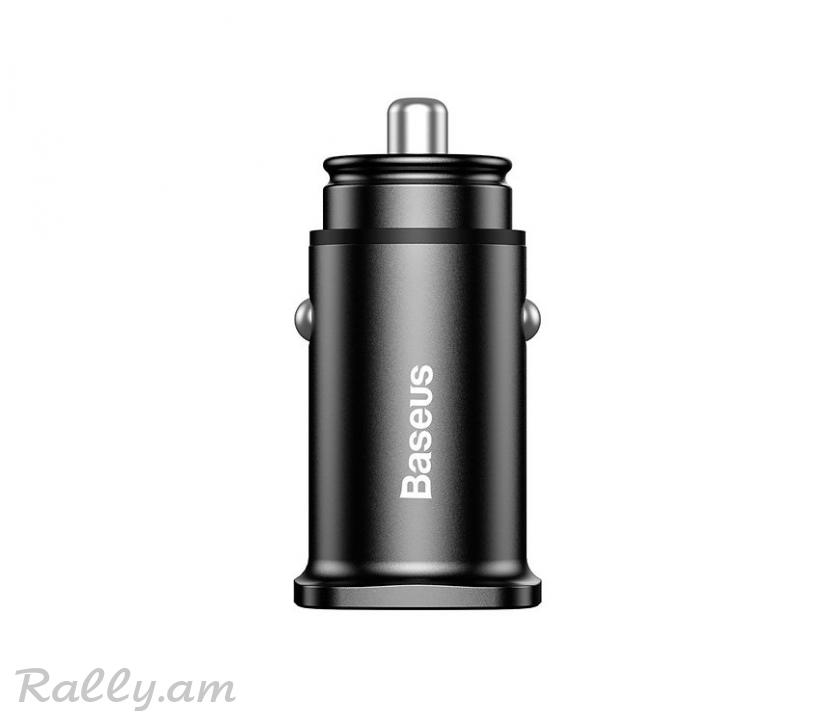 Լիչքավորիչ 2 USB Square Metal Quick Baseus