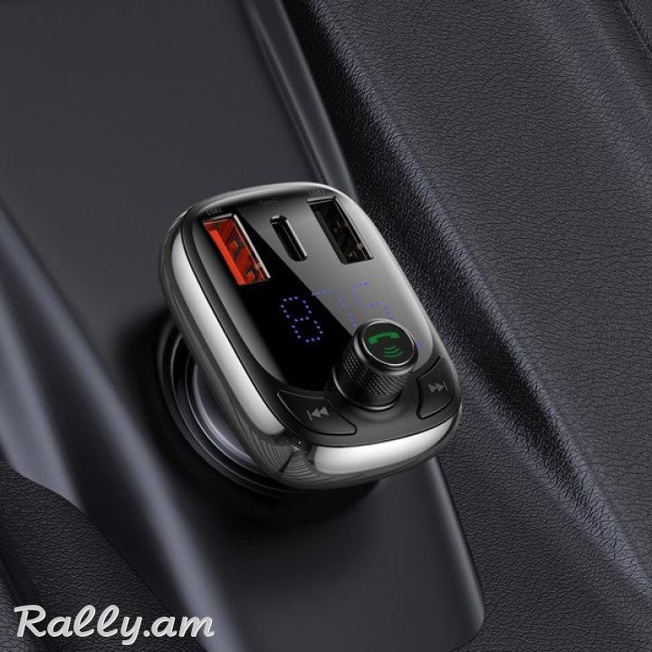 Լիչքավորիչ 2USB և FM Հաղորդիչ T Typed Baseus