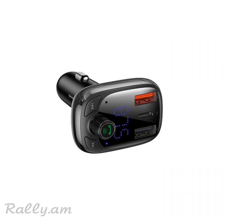 Լիչքավորիչ 2USB և FM Հաղորդիչ T Typed Baseus