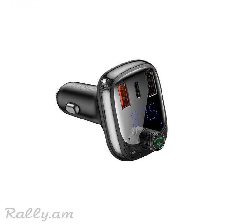 Լիչքավորիչ 2USB և FM Հաղորդիչ T Typed Baseus