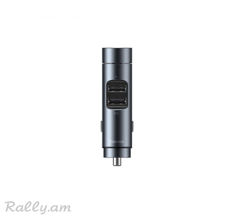 Լիչքավորիչ 2USB և FM Հաղորդիչ Energy Column Baseus