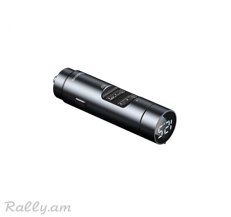 Լիչքավորիչ 2USB և FM Հաղորդիչ Energy Column Baseus