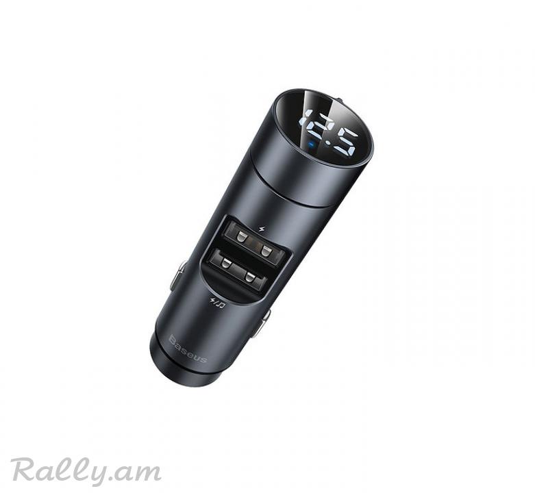 Լիչքավորիչ 2USB և FM Հաղորդիչ Energy Column Baseus