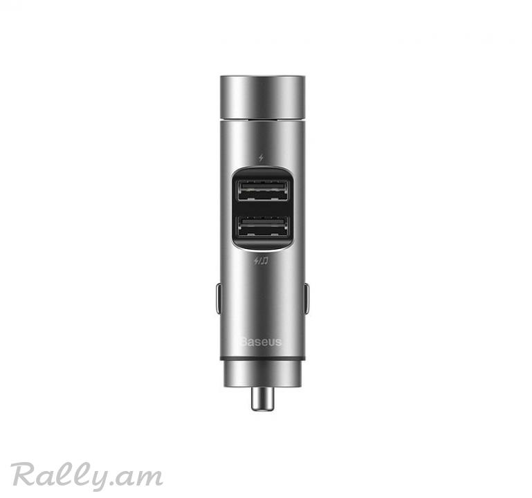 Լիչքավորիչ 2USB և FM Հաղորդիչ Baseus