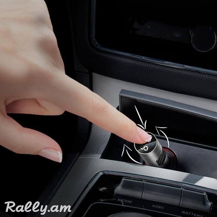 Լիչքավորիչ 2USB և FM Հաղորդիչ Baseus